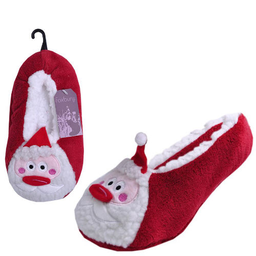 Adults Santa Slipper Socks / Slippers