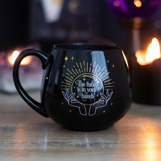 Fortune Teller Colour Changing Mug-Black
