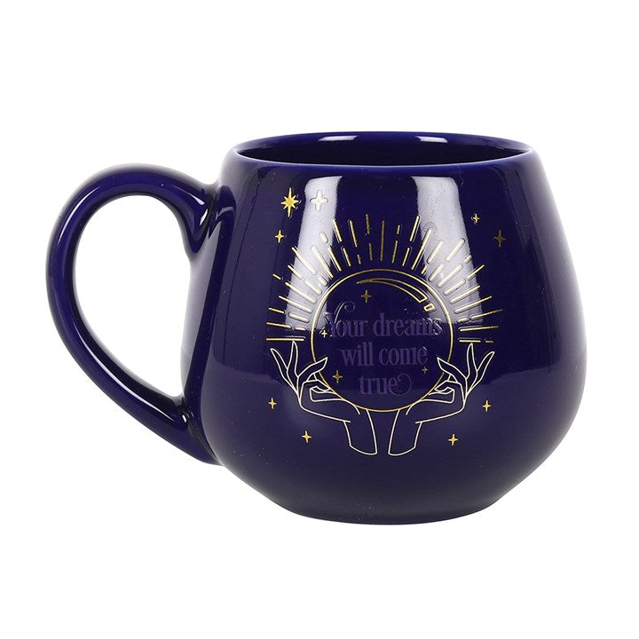 Fortune Teller Colour Changing Mug- Dark Blue