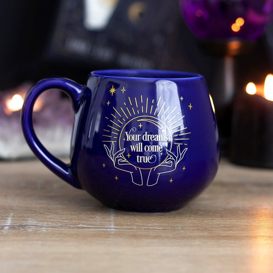 Fortune Teller Colour Changing Mug- Dark Blue