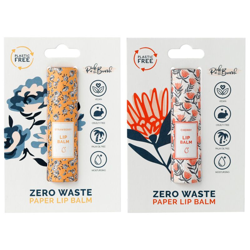 Peony & Protea Design Pick Of The Bunch Paper Stick Lip Balm
