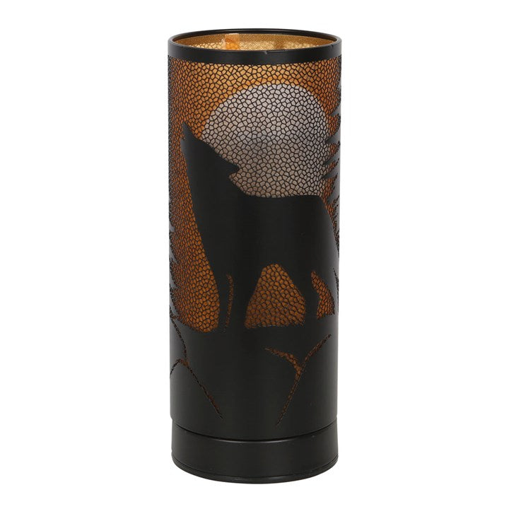 Lisa Parker Wolf Song Metal Aroma Lamp