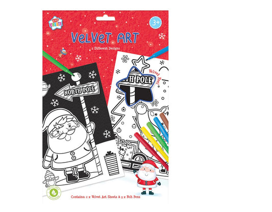 Christmas Velvet Art