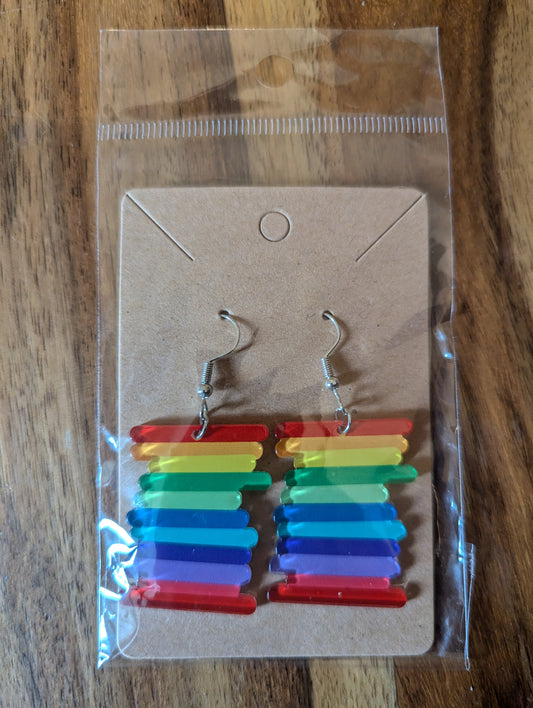 Rainbow Drop Earrings