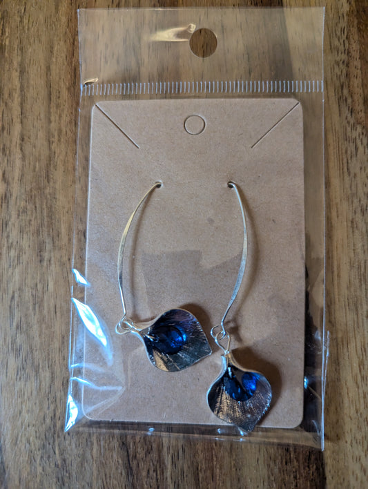 Blue Drop Earrings