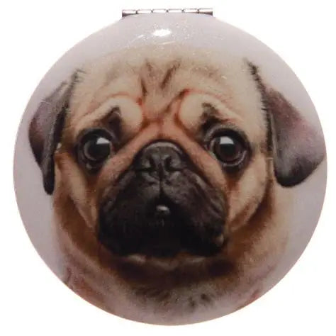 Pug Dog Compact Mirror