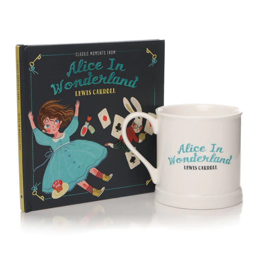 Alice In Wonderland Giftset Book & Mug