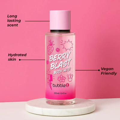 Bubble T Berry Blast Body Mist 250ml
