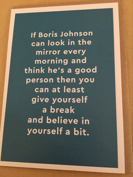 Boris Johnson Card