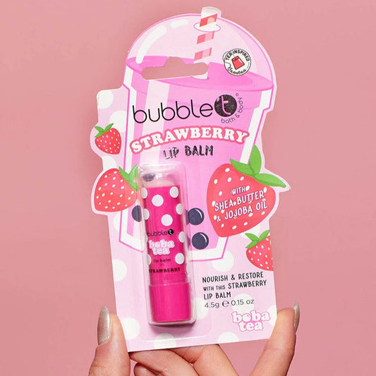 Bubble T Strawberry Lip Balm 4.5Gm