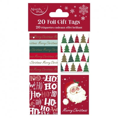 Christmas Foil Contemporary Gift Tags