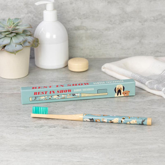 Bamboo Tooth Brush Dogs Design