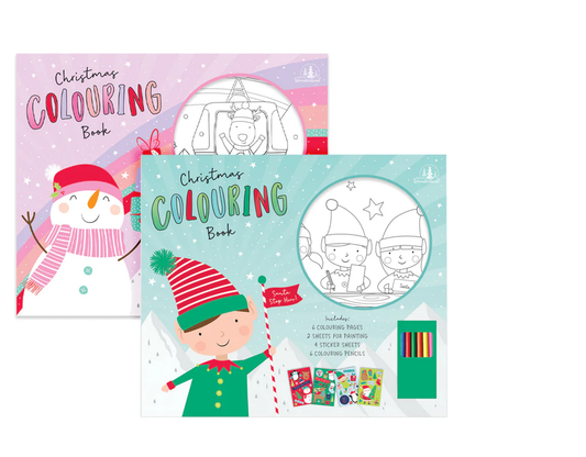 Christmas Colouring Book (Choose From Elf or Snowman)