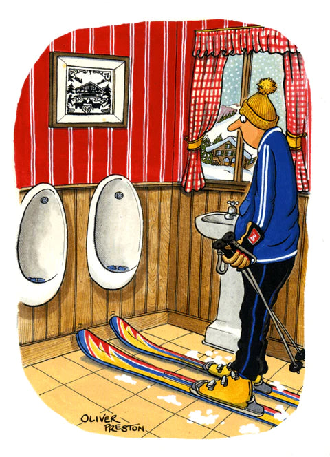 Caught Short Blank Card