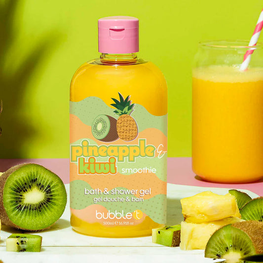 Bubble T Pineapple & Kiwi Smoothie Body Wash 500Ml