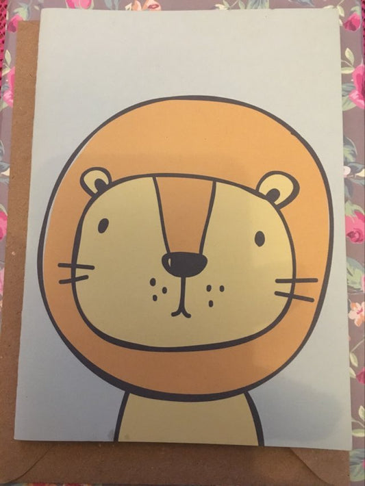 Lion Blank Card