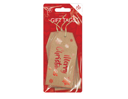 Luxury Christmas Gift Tags -20 pack
