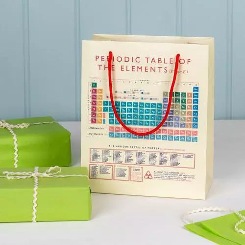 Periodic Table Of The Elements Gift Bag