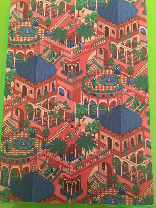 Moroccan Roofs Blank Card