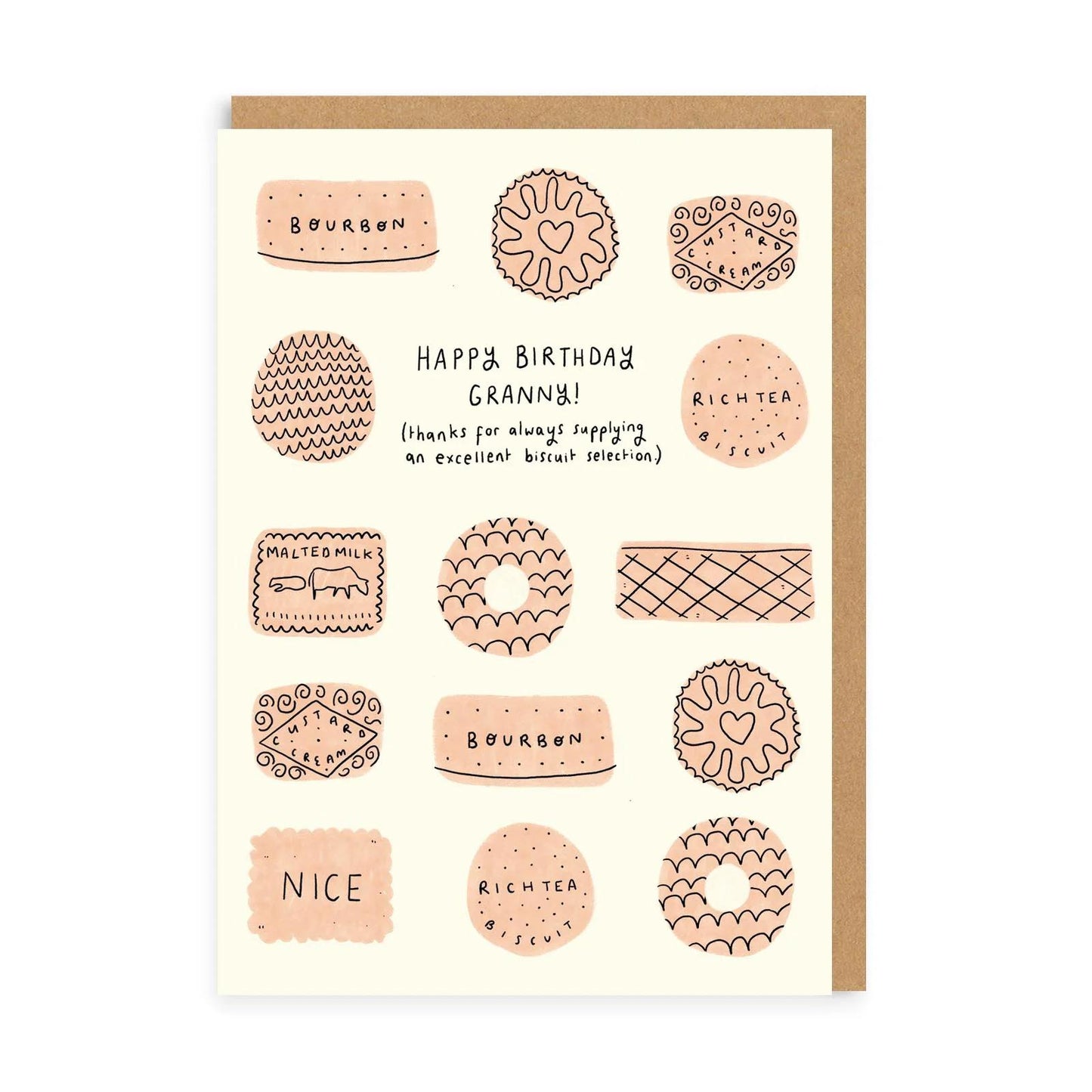 Granny Biscuits Birthday Card