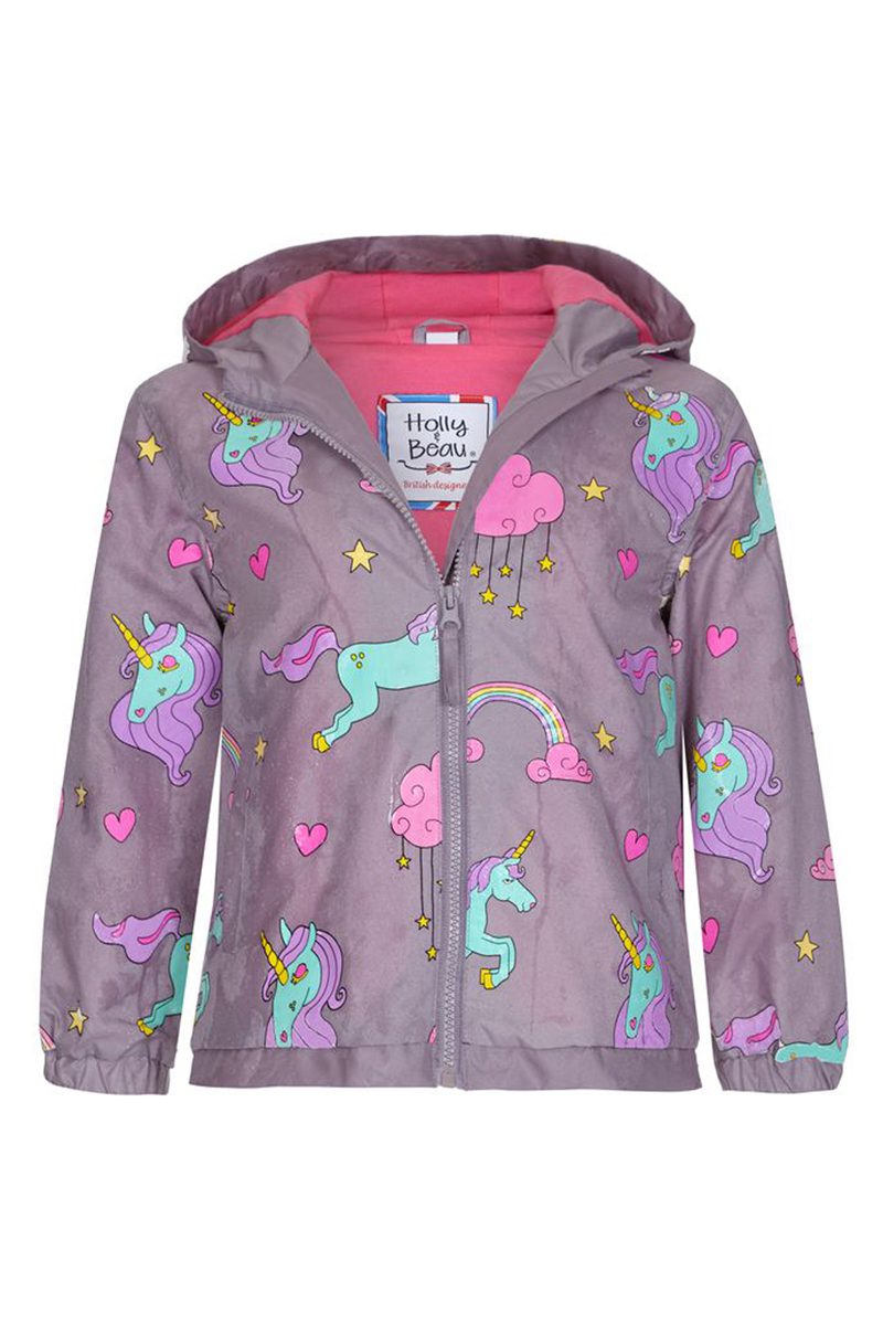 Holly & Beau Magical Colour Changing Unicorn Rain Coat