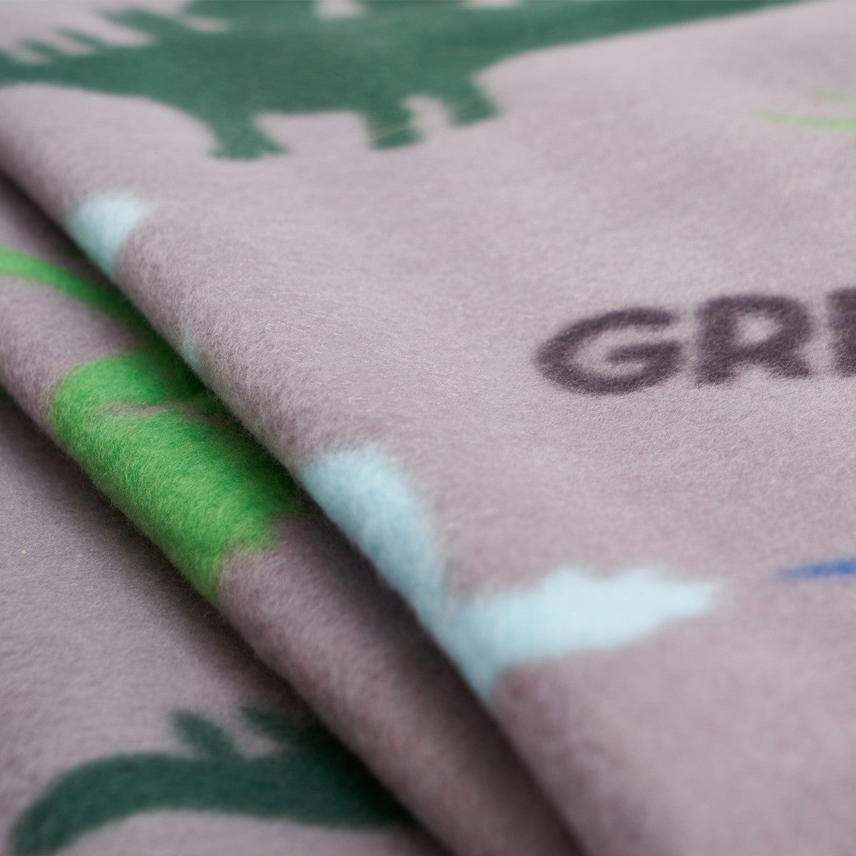 Dinosaur Fleece Throw