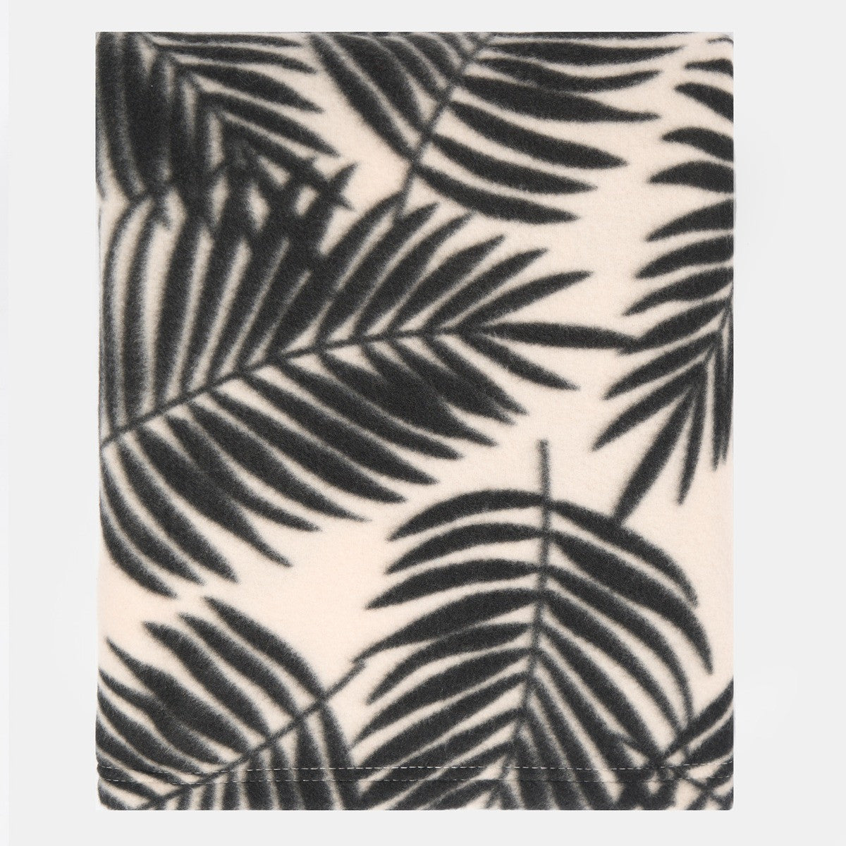 Palm Leaf Fleece Throw