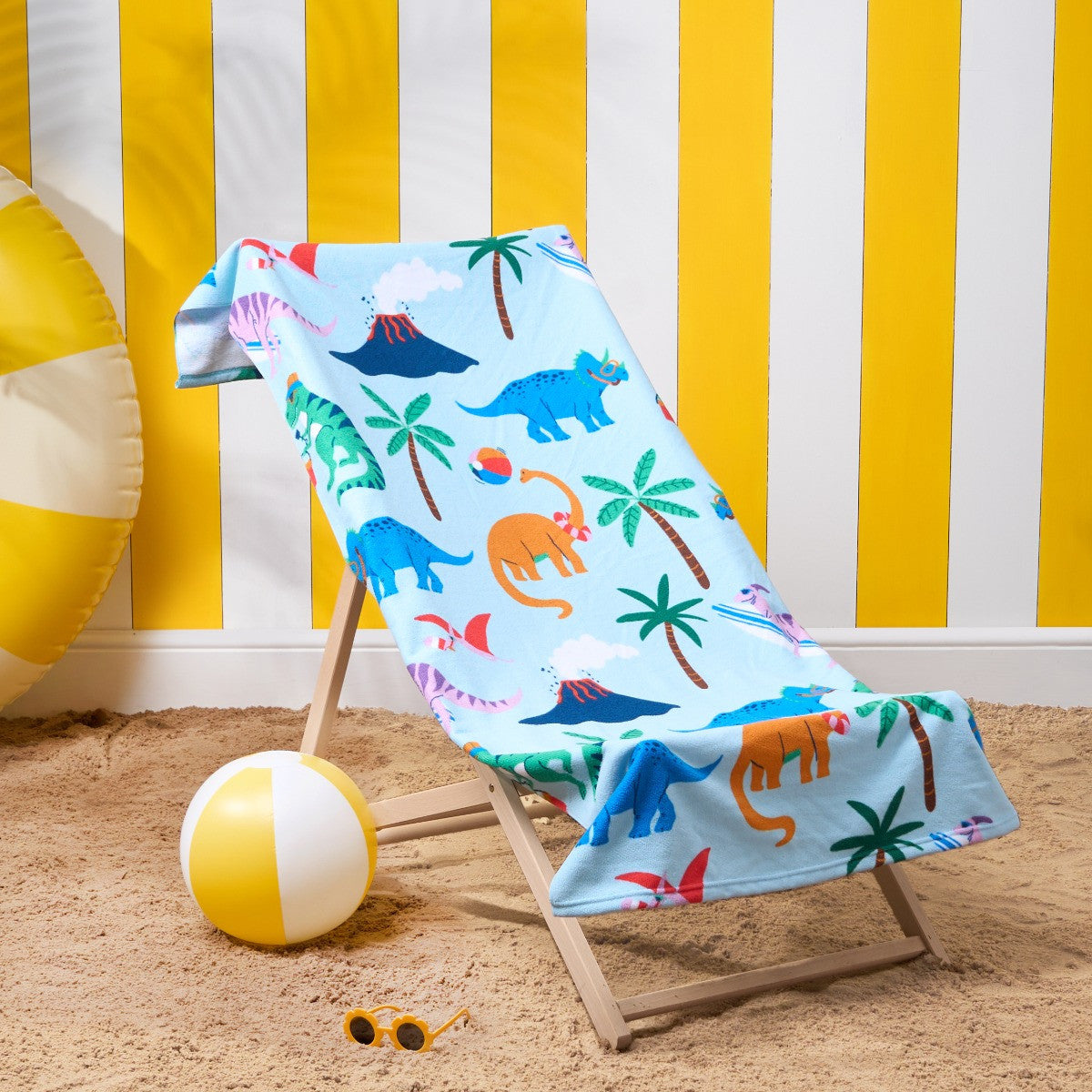 Dinosaur Beach Towel