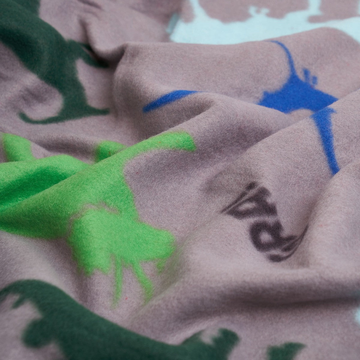 Dinosaur Fleece Throw