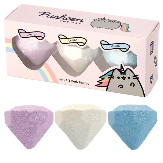 Pusheen Bath Fizzers- Set of 3