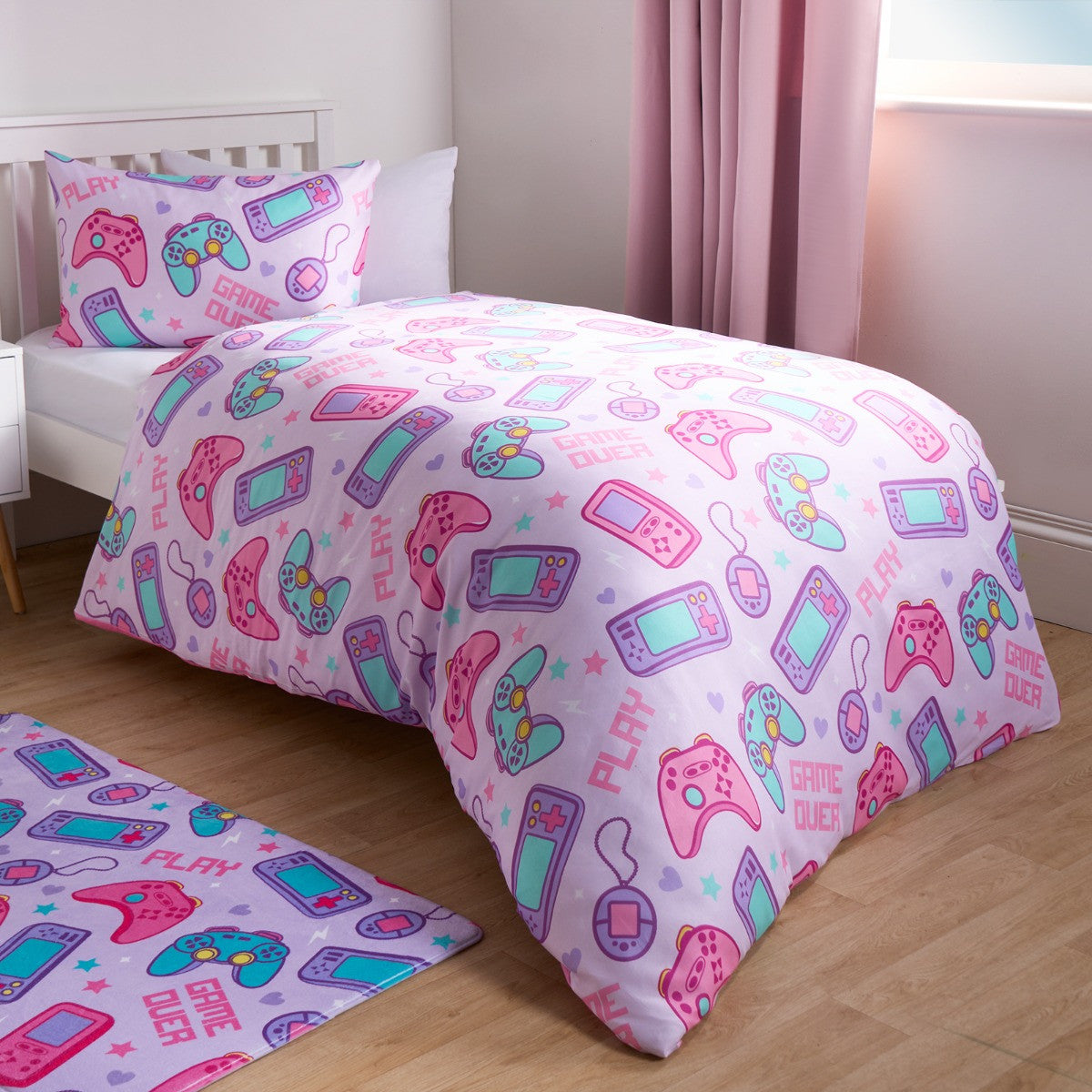 Gaming Duvet Cover- Lilac