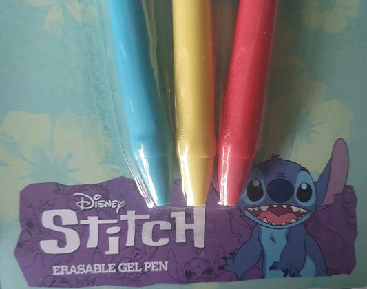 Stitch themed erasable gel pen Disney stationery