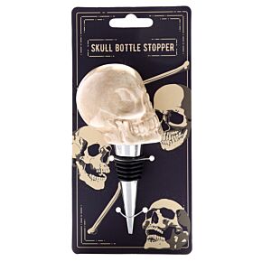 Ceramic Skull Bottle Top Stopper