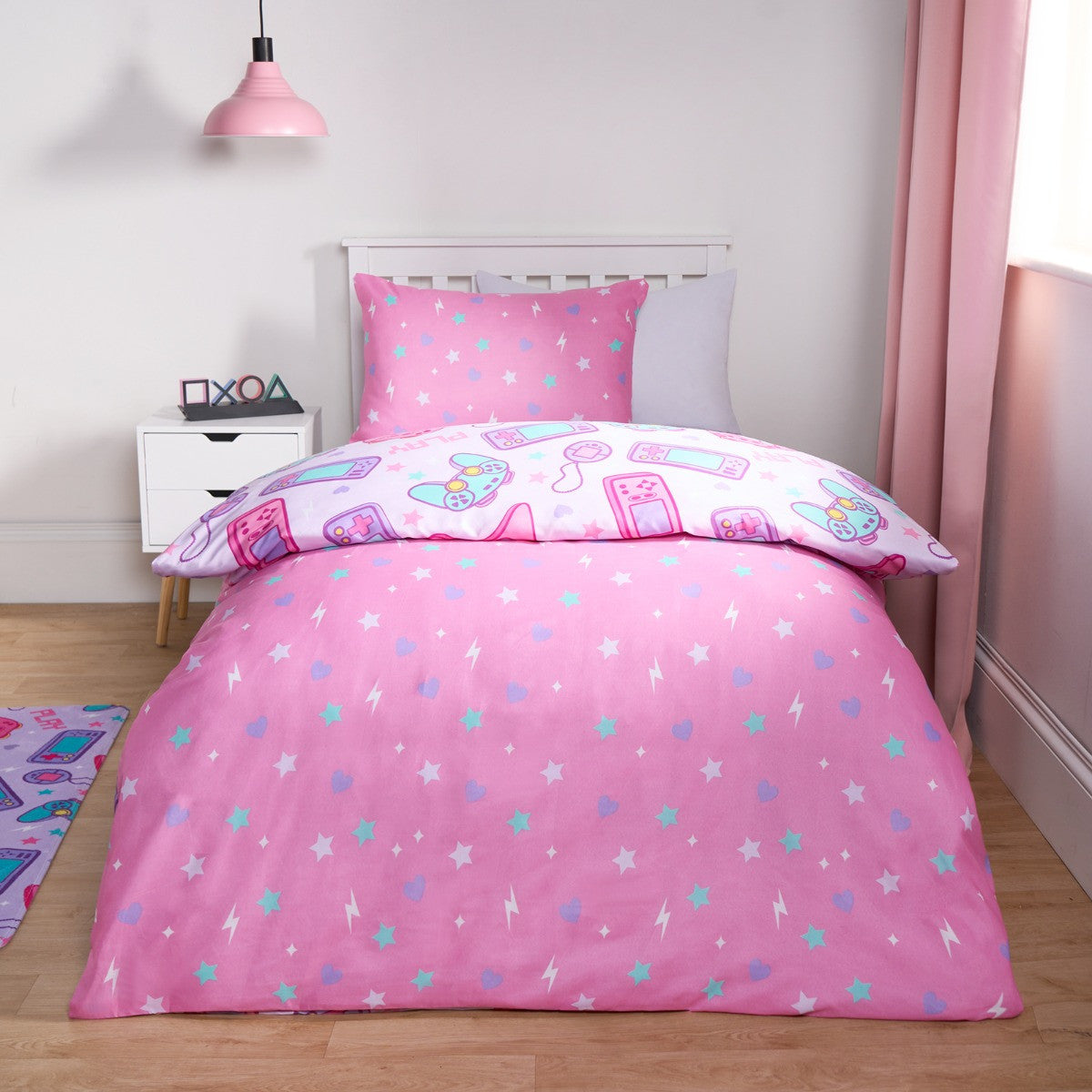 Gaming Duvet Cover- Lilac