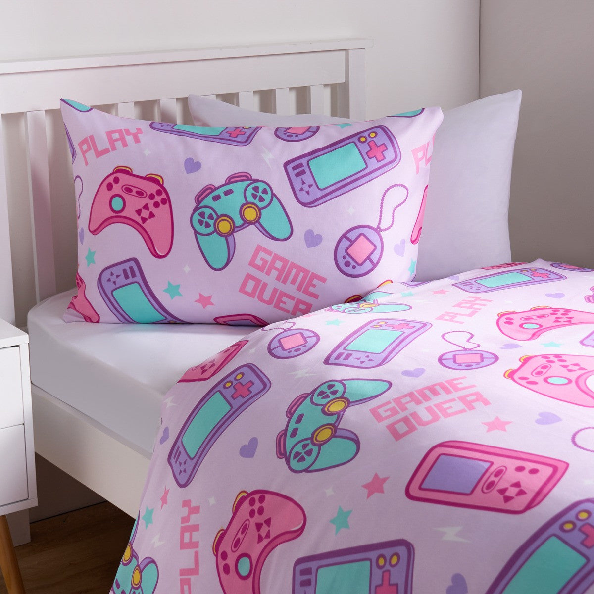 Gaming Duvet Cover- Lilac