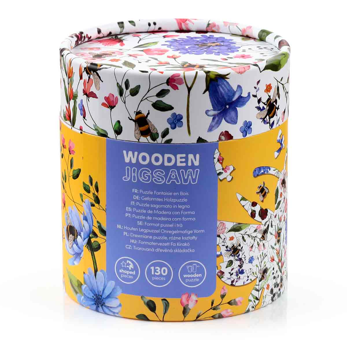 Nectar Meadows Bee 130pc Shaped Jigsaw Puzzle