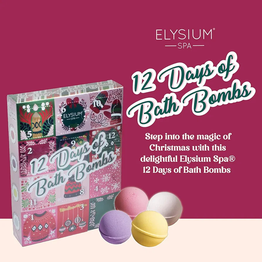 12 Day Bath Bomb Advent Calendar