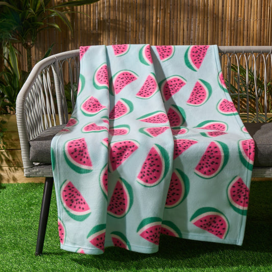 Watermelon Fleece Throw