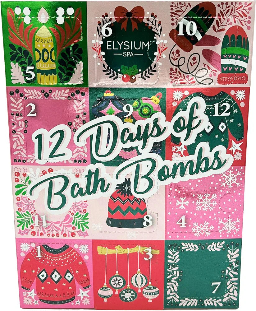 12 Day Bath Bomb Advent Calendar