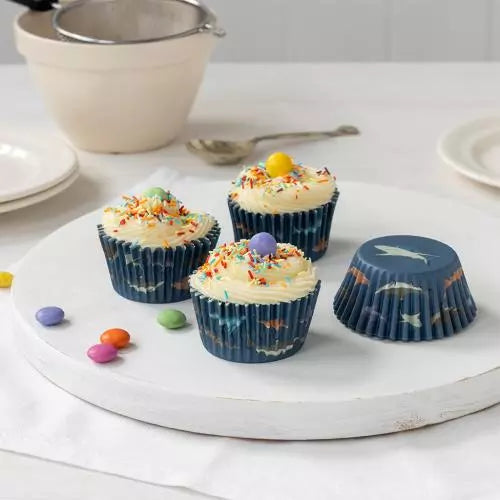 Shark Cupcake Cases (Pack 50)