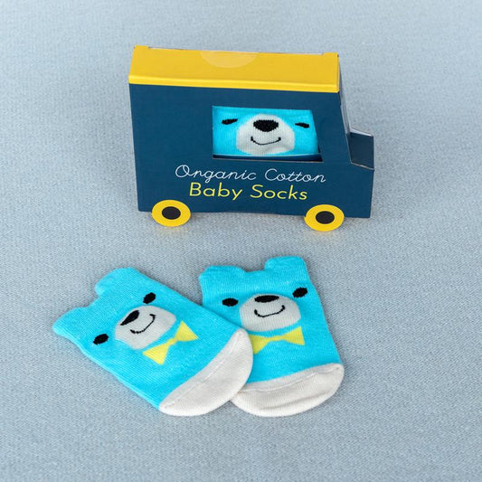 Baby Socks (Blue Bear Or Owl)