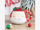 festive santa mug and fluffy socks set styled as a cosy christmas gift