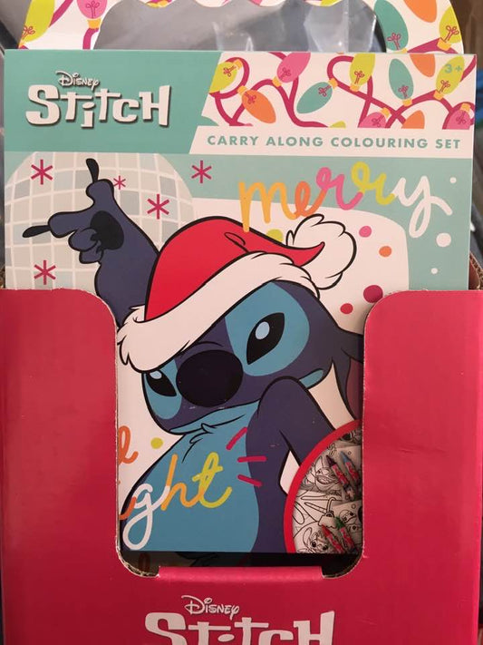 Lilo & Stitch Christmas Carry Along Colouring Set