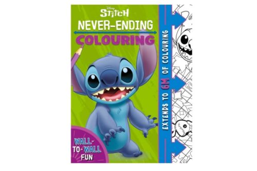 Disney Stitch Never Ending Colouring 6 Metre Pull Out Colouring Scene