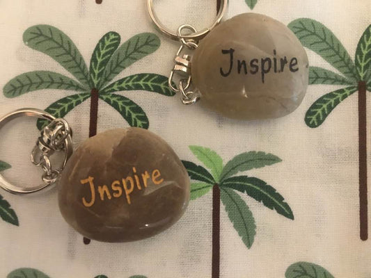 Stone Keyring 'Inspire'