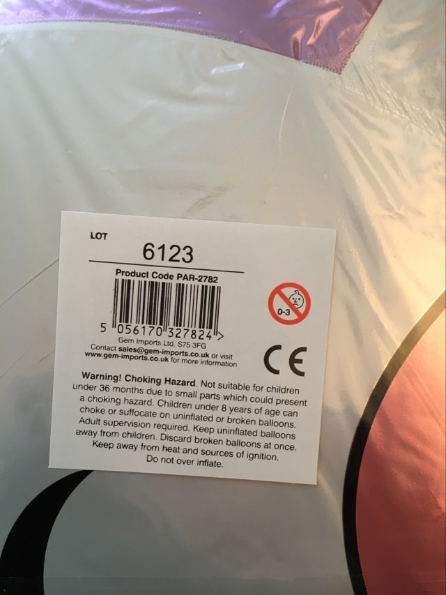 Unicorn Head Balloon (Air Inflating)