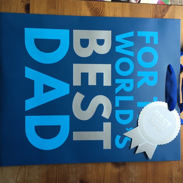Father's Day Gift Bag Large 26.5 x 33 x 14cm Approx