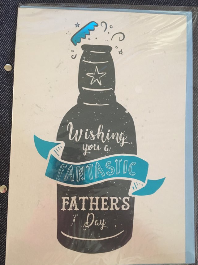 Father's Day Card 19cm x 27cm Approx