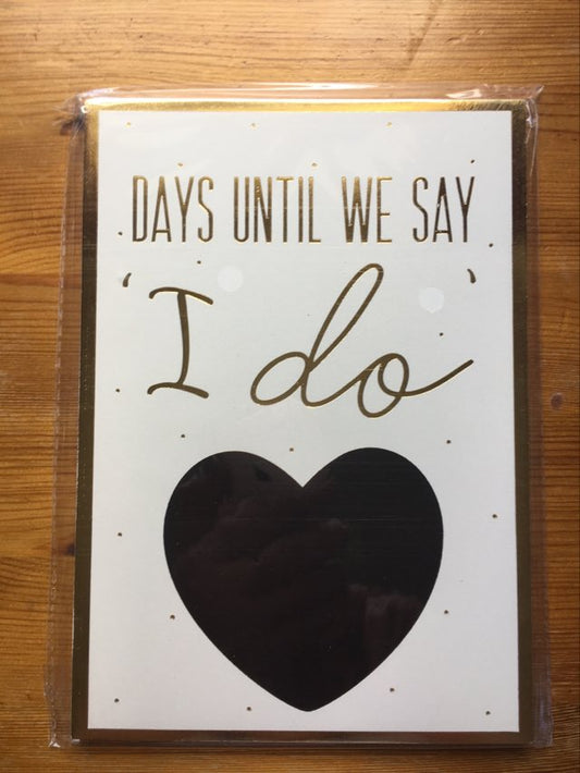 Wedding Countdown Plaque