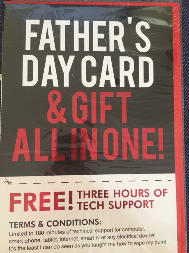 Father's Day Card 19cm x 27cm Approx